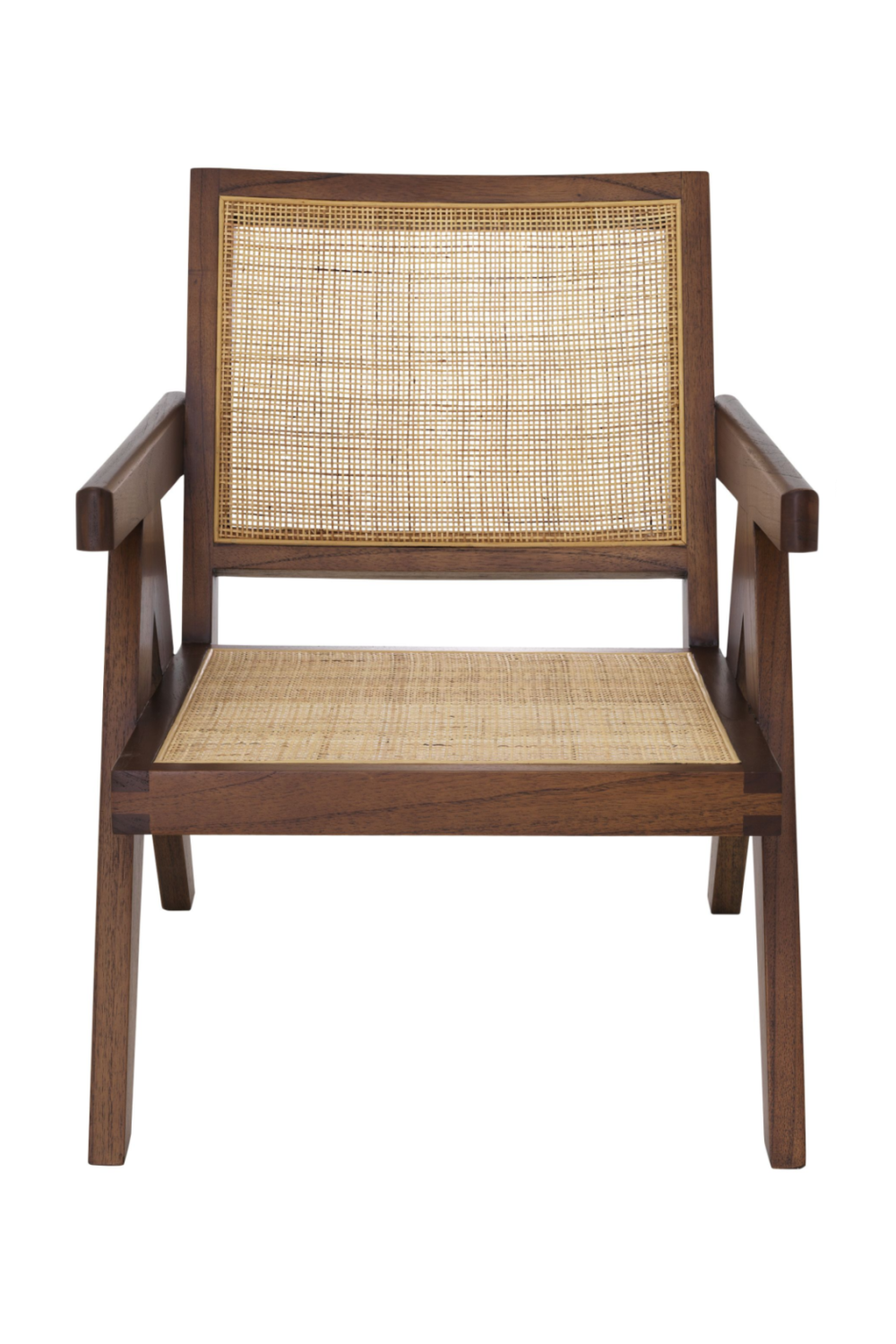 Brown Rattan Lounge Armchair | Eichholtz Aristide | Woodfurniture.com