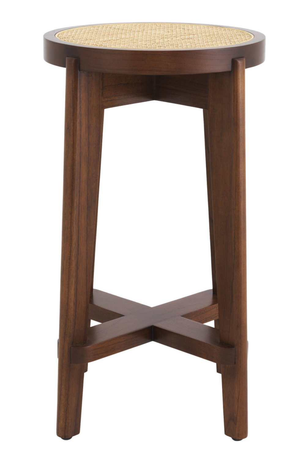 Brown Rattan Counter Stool | Eichholtz Dareau | Woodfurniture.com