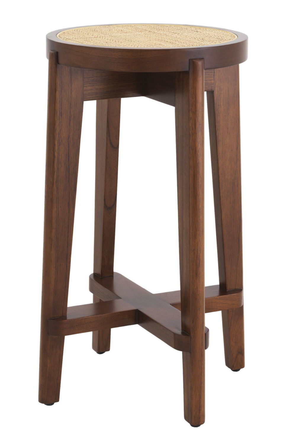 Brown Rattan Counter Stool | Eichholtz Dareau | Woodfurniture.com