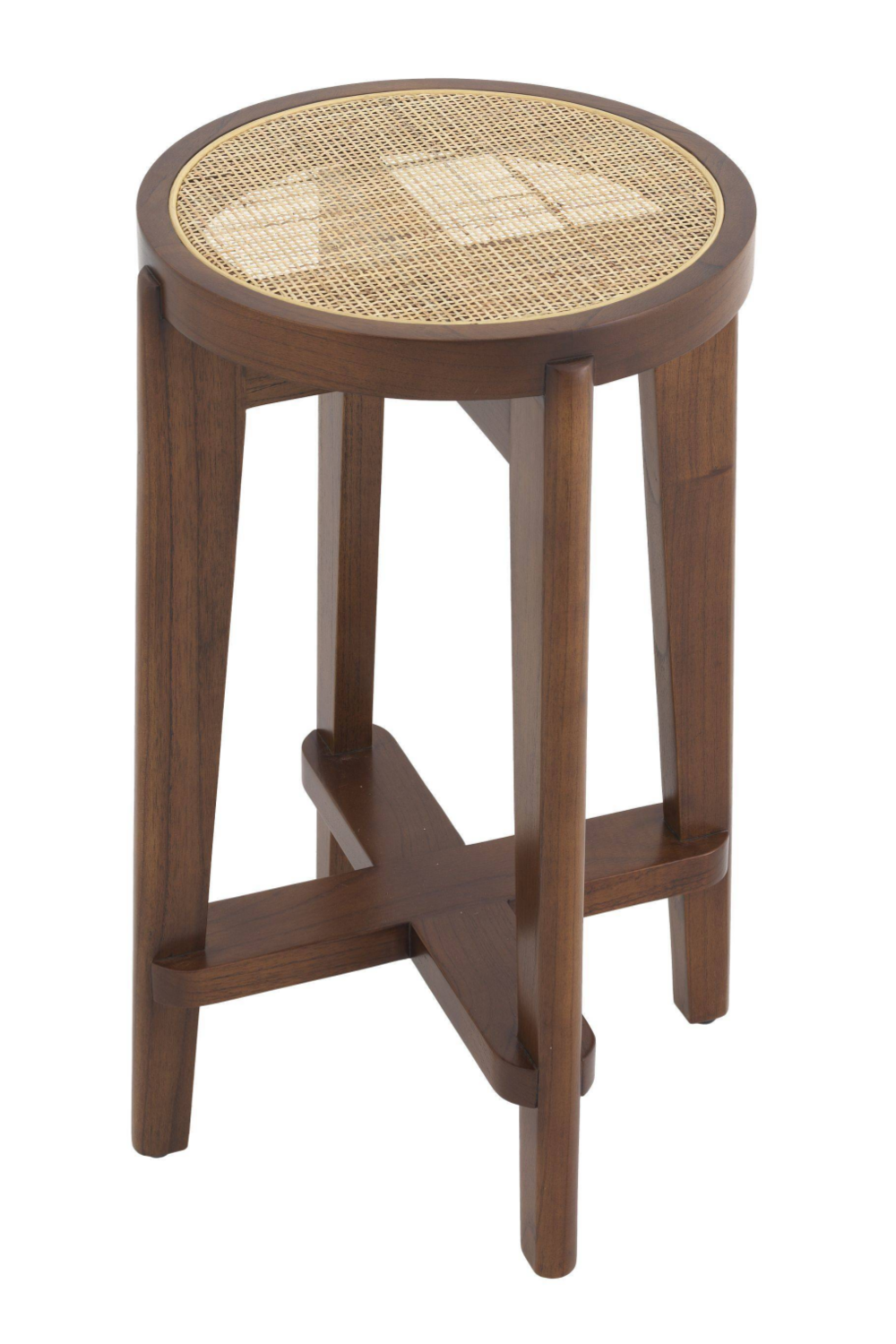 Brown Rattan Counter Stool | Eichholtz Dareau | Woodfurniture.com