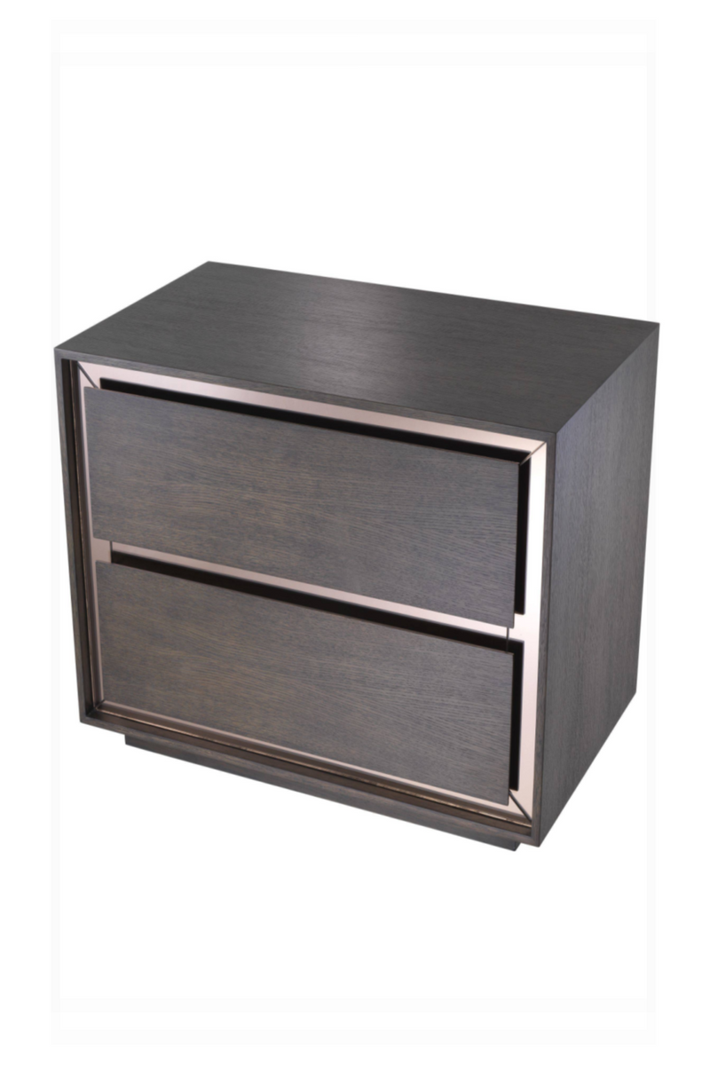 2 Drawer Wooden Side Table | Eichholtz Cabas | Woodfurniture.com