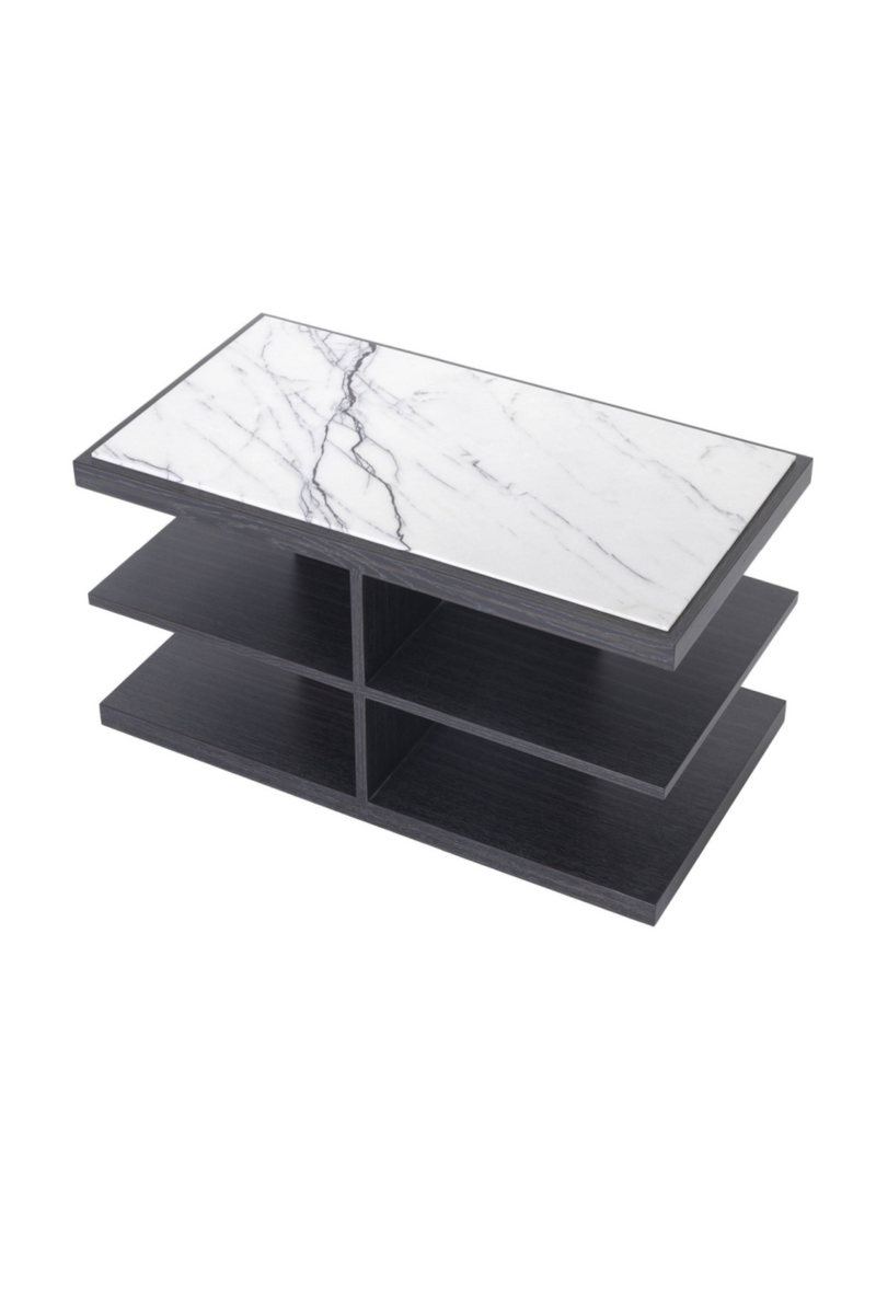 Wooden Marble Top Side Table | Eichholtz Miguel | Woodfurniture.com