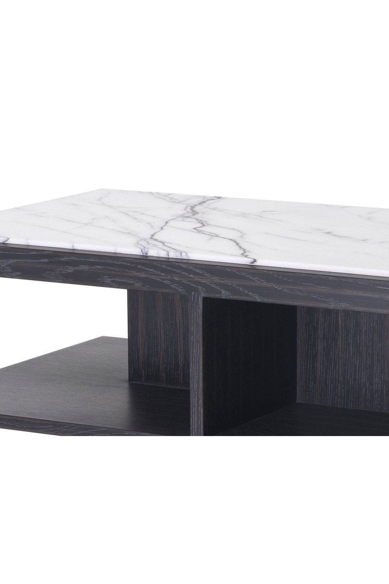 Wooden Marble Top Side Table | Eichholtz Miguel | Woodfurniture.com