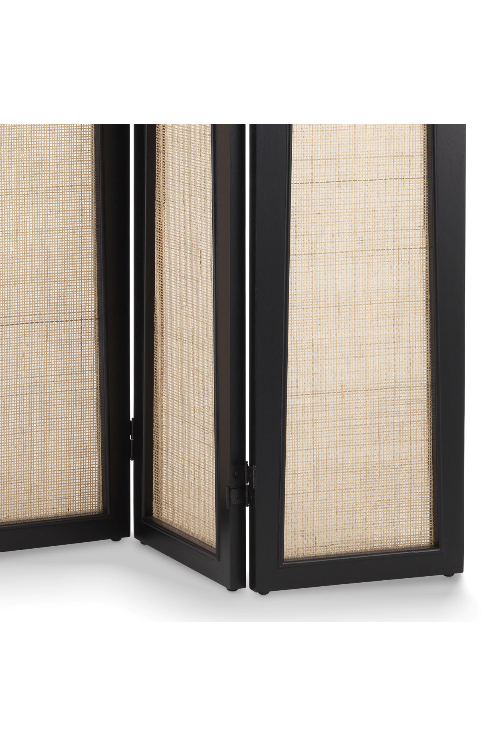 Black Rattan Cane Room Divider | Eichholtz Juliane | Woodfurniture.com