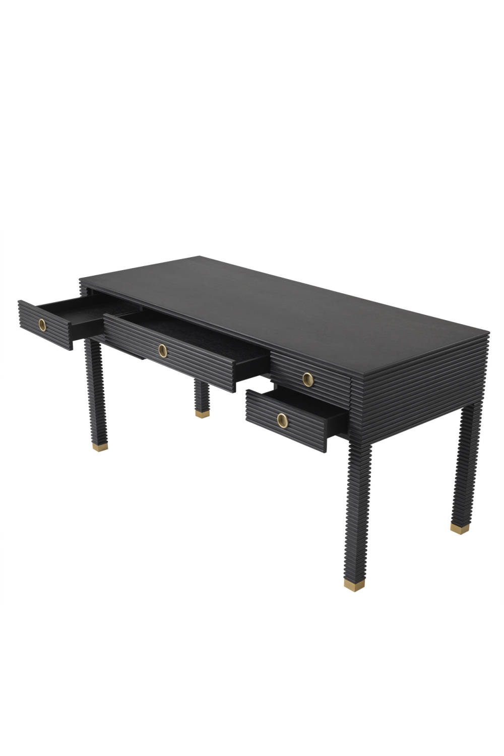 Charcoal Oak Desk | Eichholtz Dimitrios | OROA TRADE