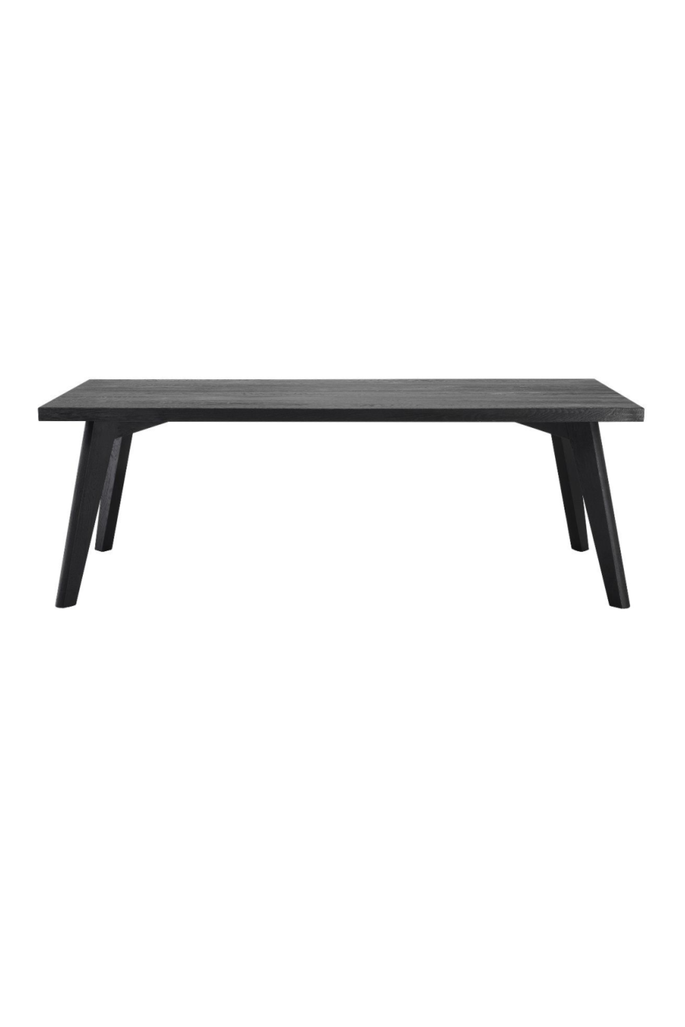 Rectangular Black Oak Dining Table | Eichholtz Biot | Woodfurniture.com