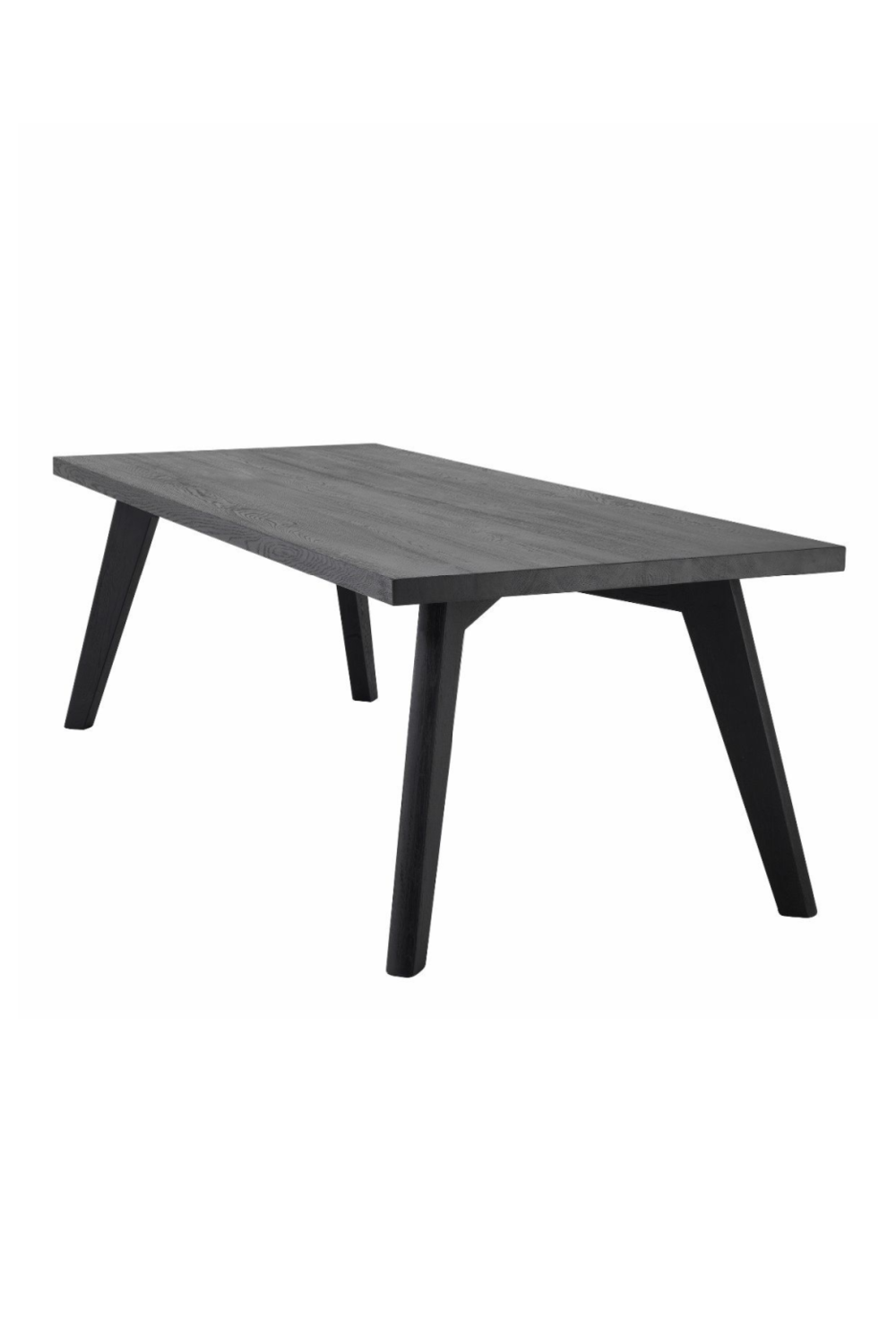 Rectangular Black Oak Dining Table | Eichholtz Biot | Woodfurniture.com