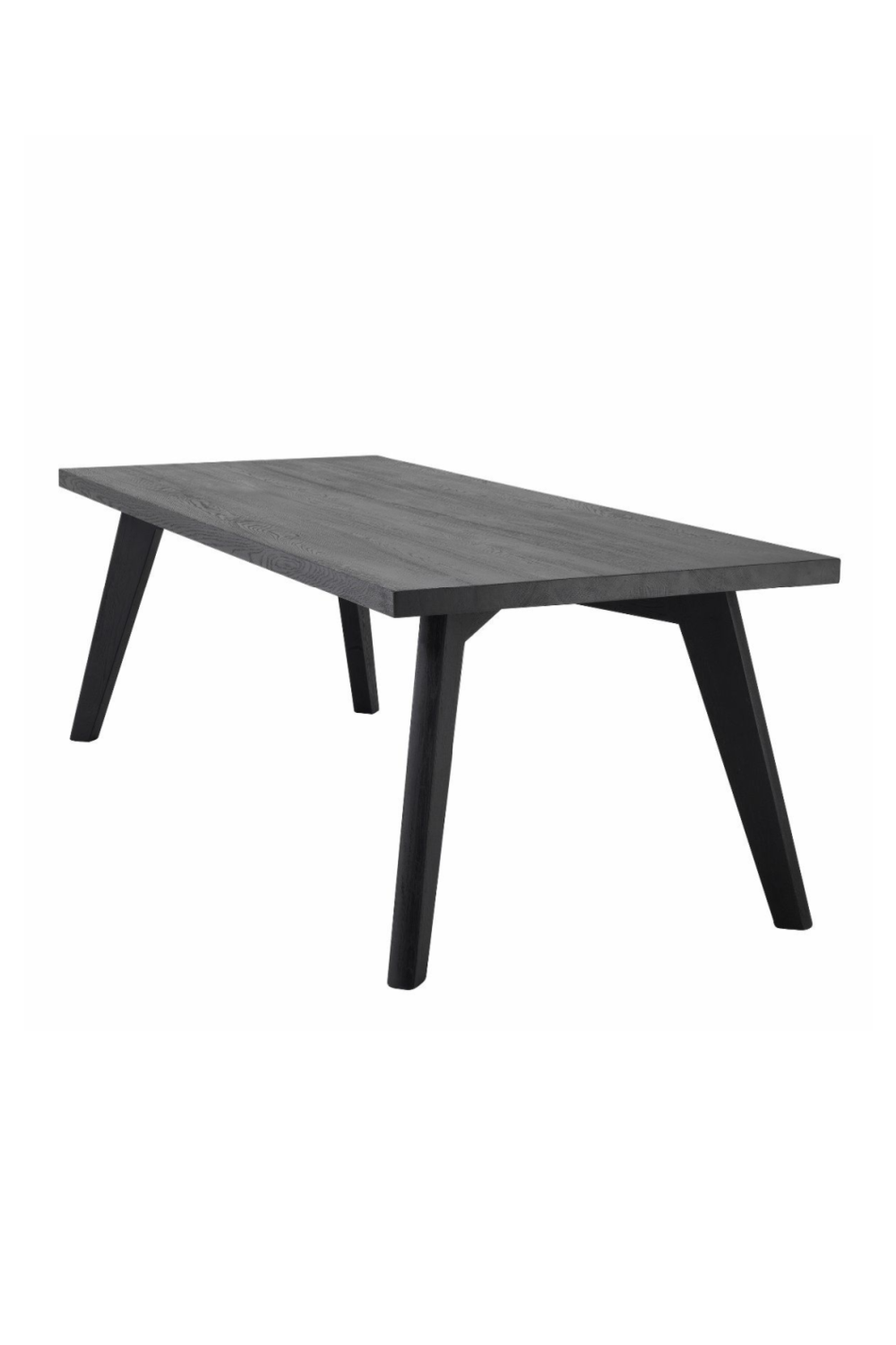 Rectangular Black Oak Dining Table | Eichholtz Biot | Woodfurniture.com