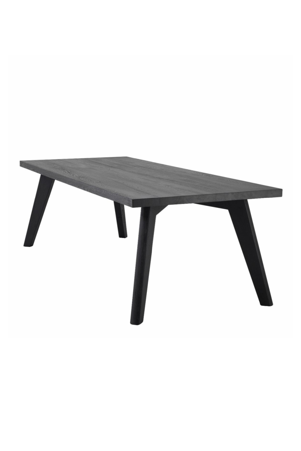 Rectangular Black Oak Dining Table | Eichholtz Biot | Woodfurniture.com