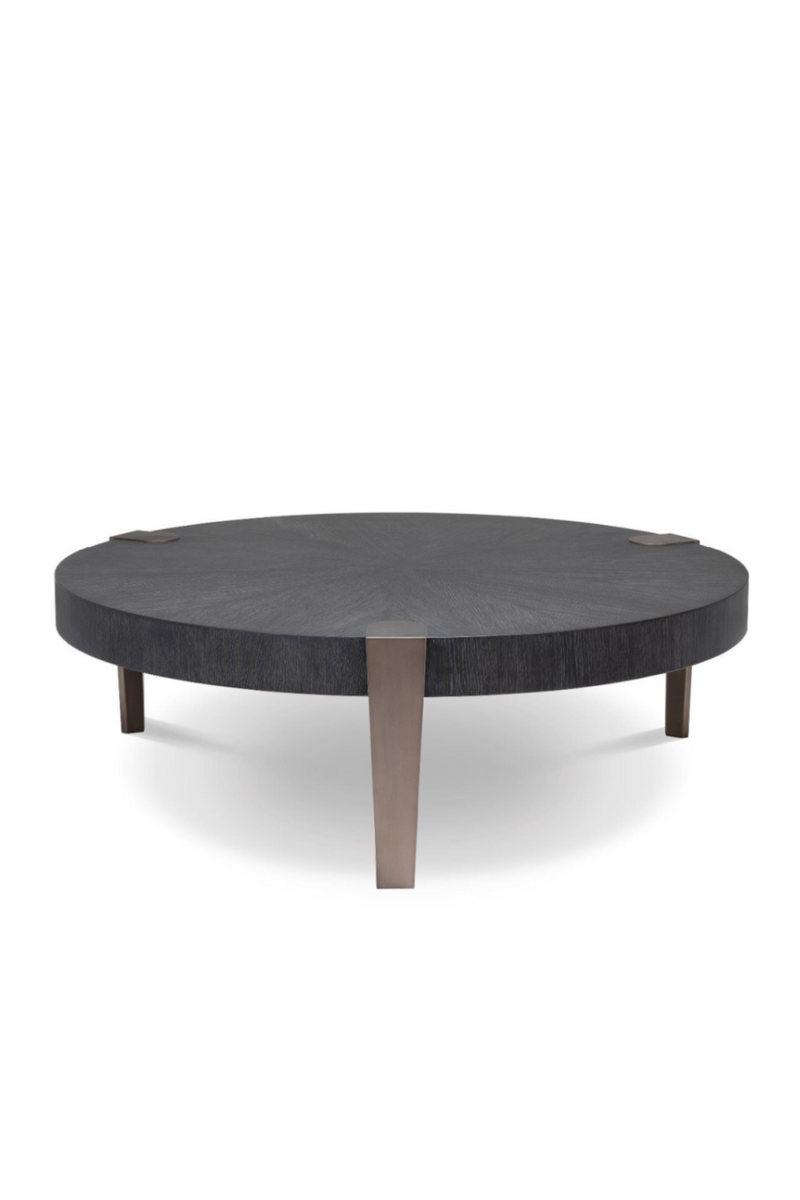 Charcoal Gray Oak Veneer Coffee Table | Eichholtz Oxnard | Woodfurniture.com