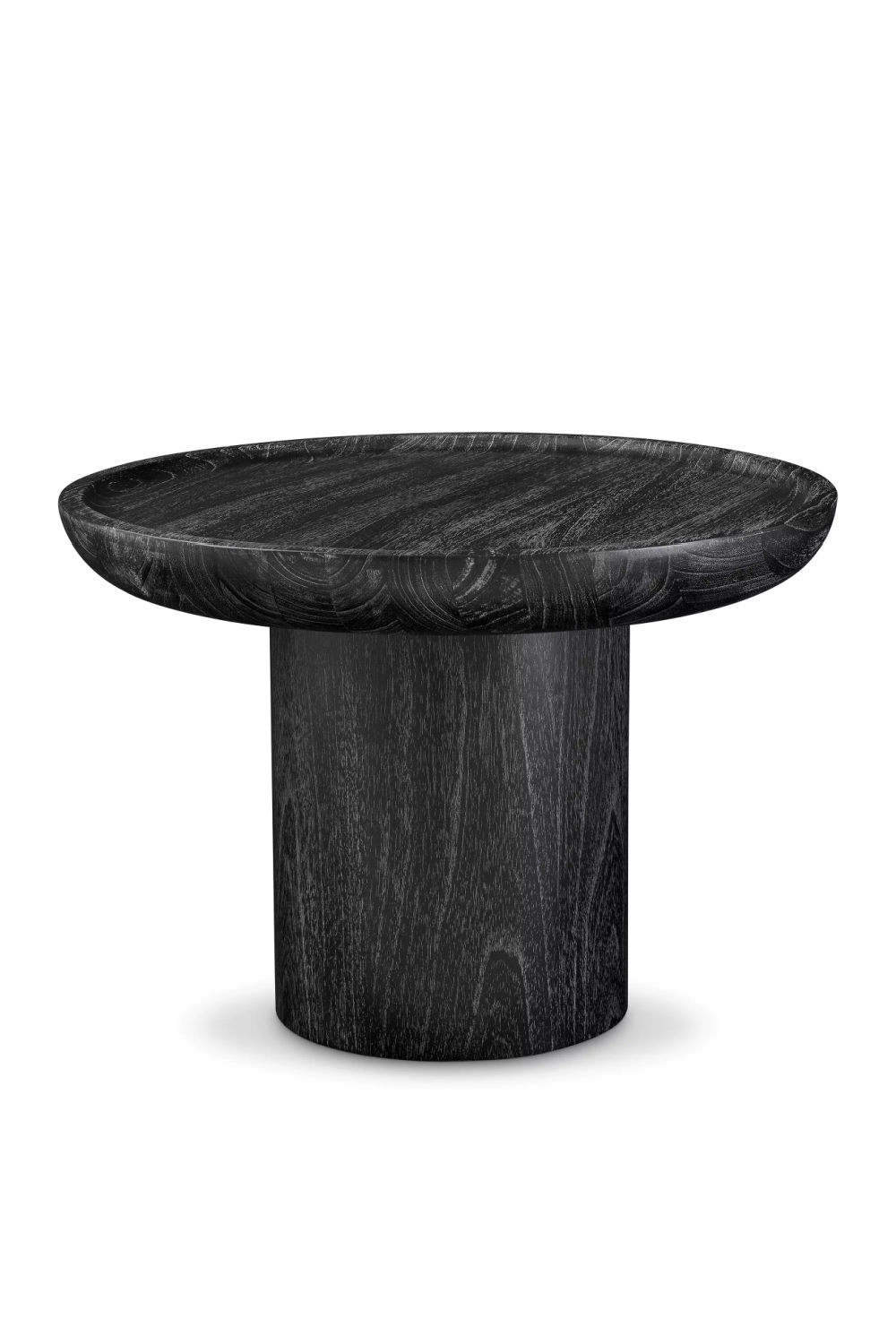 Round Gray Side Table | Eichholtz Rouault | Woodfurniture.com