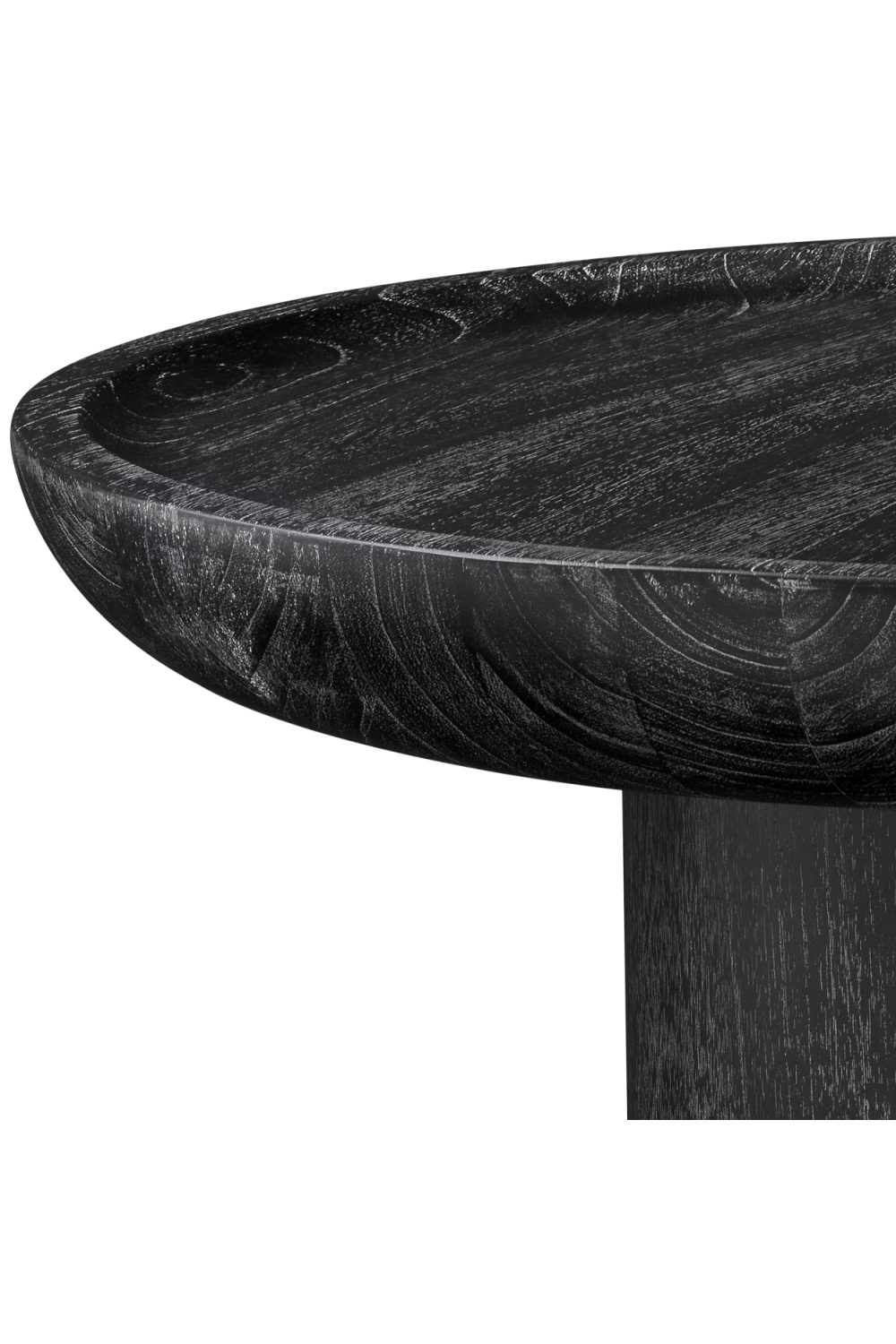 Round Gray Side Table | Eichholtz Rouault | Woodfurniture.com