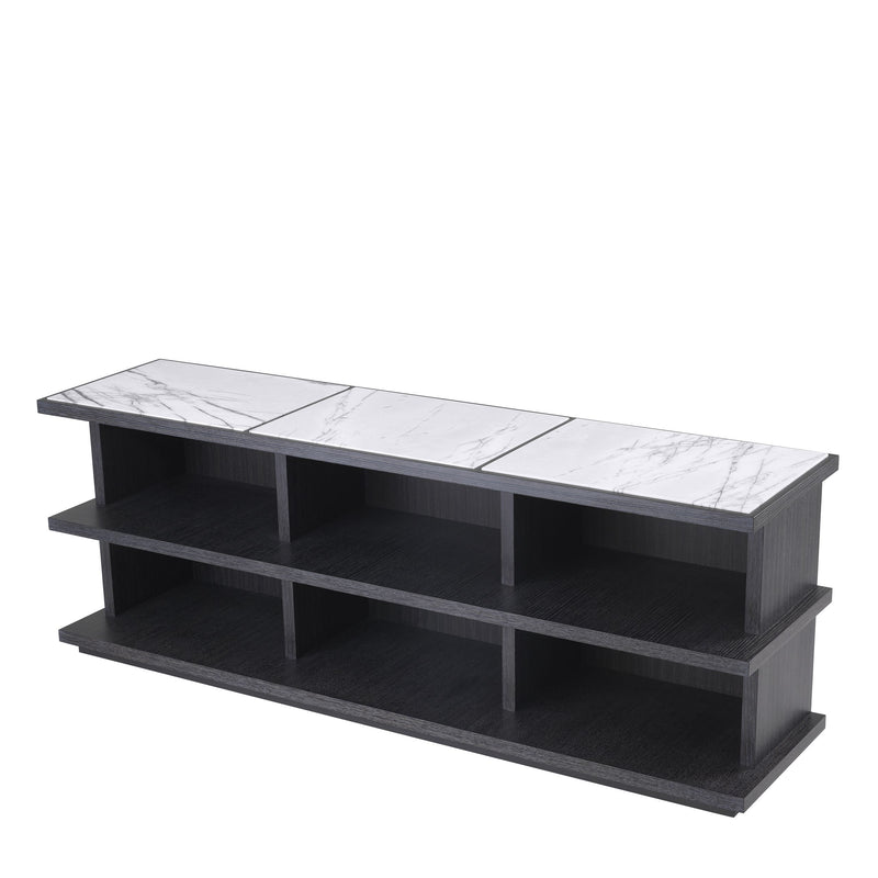 Gray Oak Marble TV Cabinet | Eichholtz Miguel | Woodfurniture.com