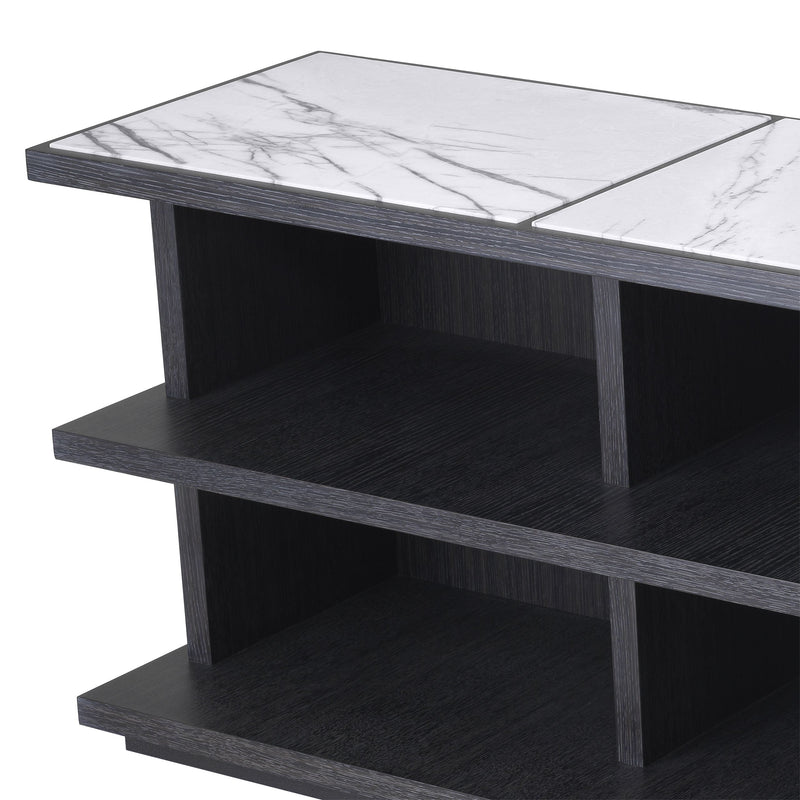 Gray Oak Marble TV Cabinet | Eichholtz Miguel | Woodfurniture.com