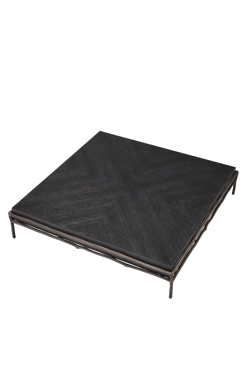 Charcoal Oak Square Coffee Table | Eichholtz Premier | Woodfurniture.com