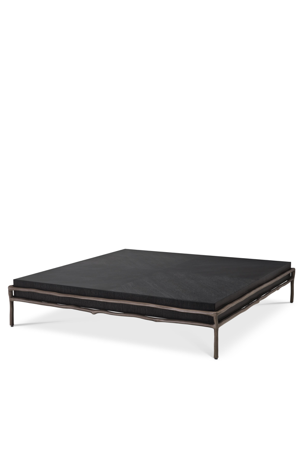 Charcoal Oak Square Coffee Table | Eichholtz Premier | Woodfurniture.com