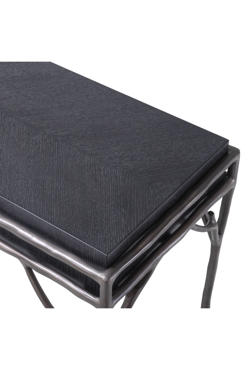 Charcoal Gray Oak Console Table | Eichholtz Premier | Woodfurniture.com