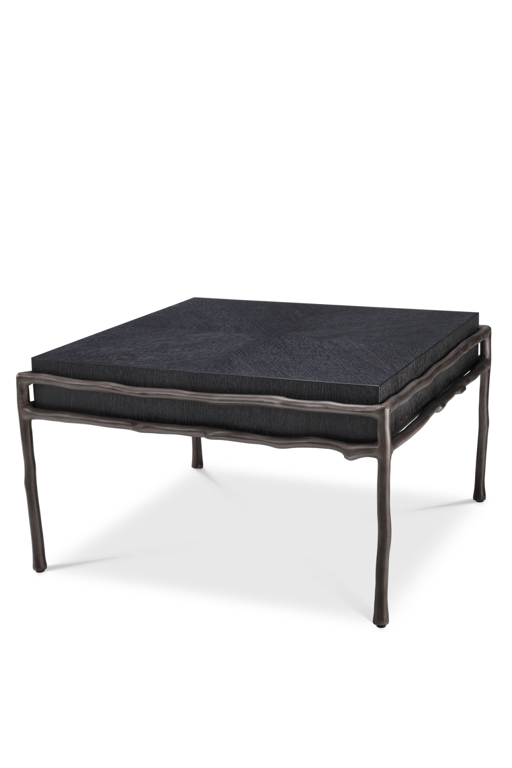 Charcoal Oak Square Side Table | Eichholtz Premier | Woodfurniture.com