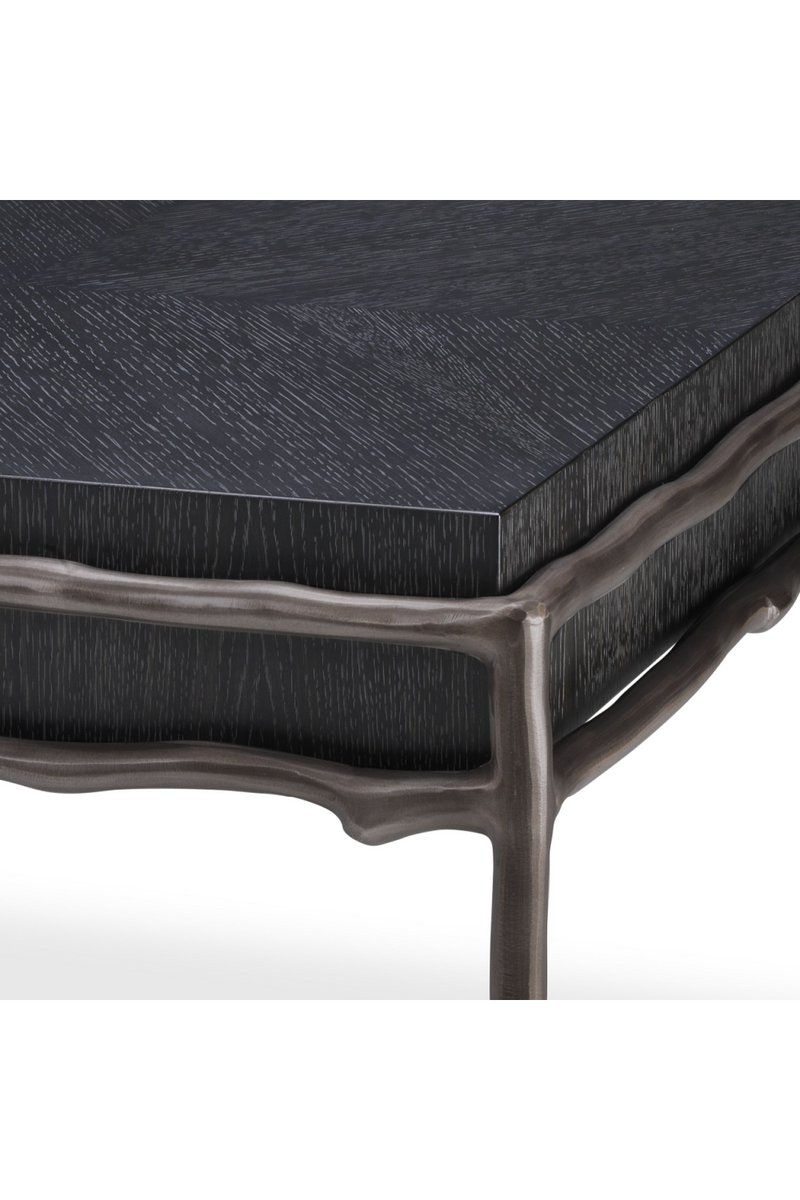 Charcoal Oak Square Side Table | Eichholtz Premier | Woodfurniture.com