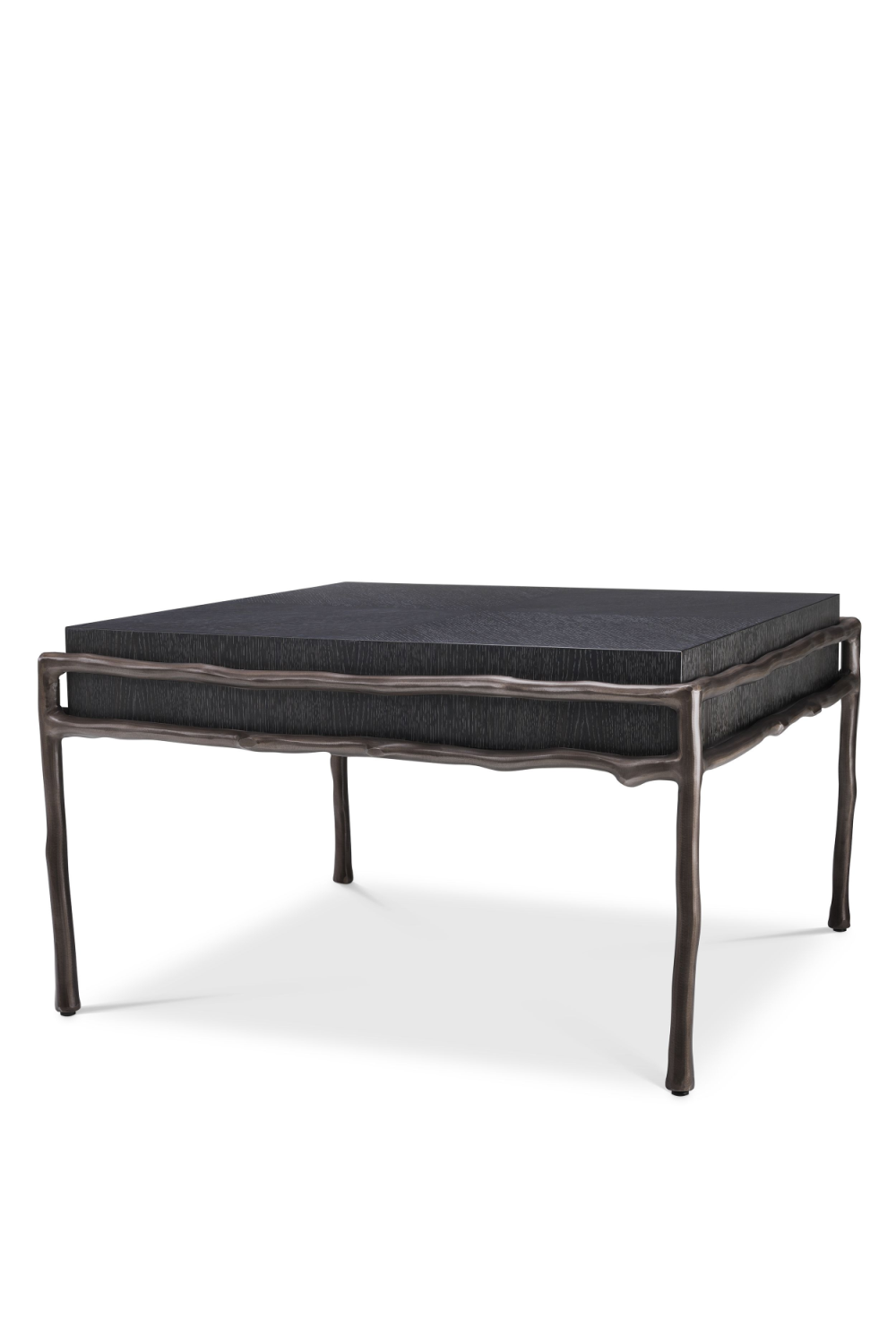 Charcoal Oak Square Side Table | Eichholtz Premier | Woodfurniture.com