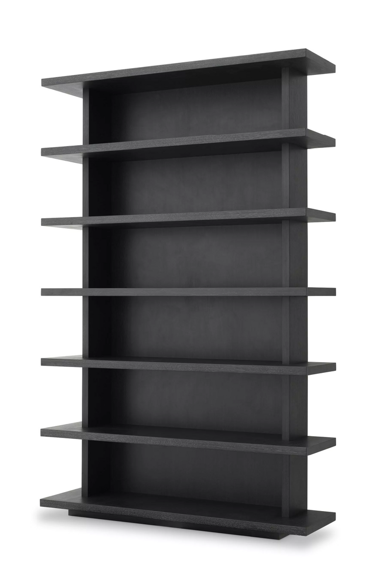 Charcoal Gray Oak Bookcase | Eichholtz Malibu | Woodfurniture.com