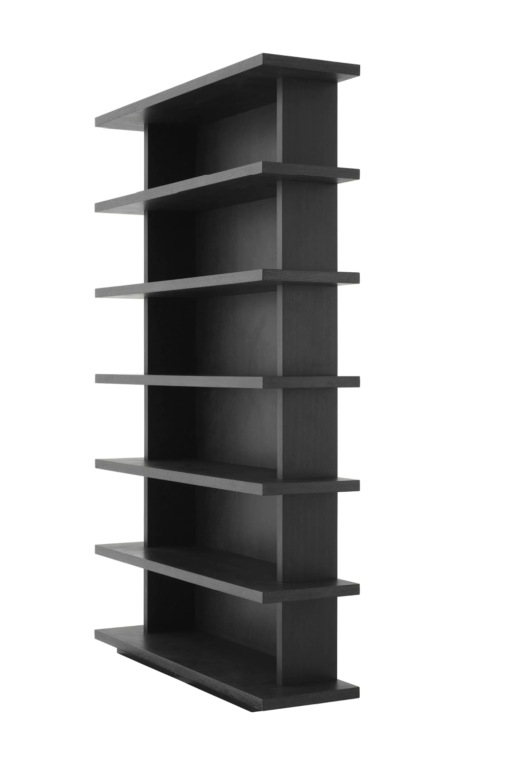 Charcoal Gray Oak Bookcase | Eichholtz Malibu | Woodfurniture.com