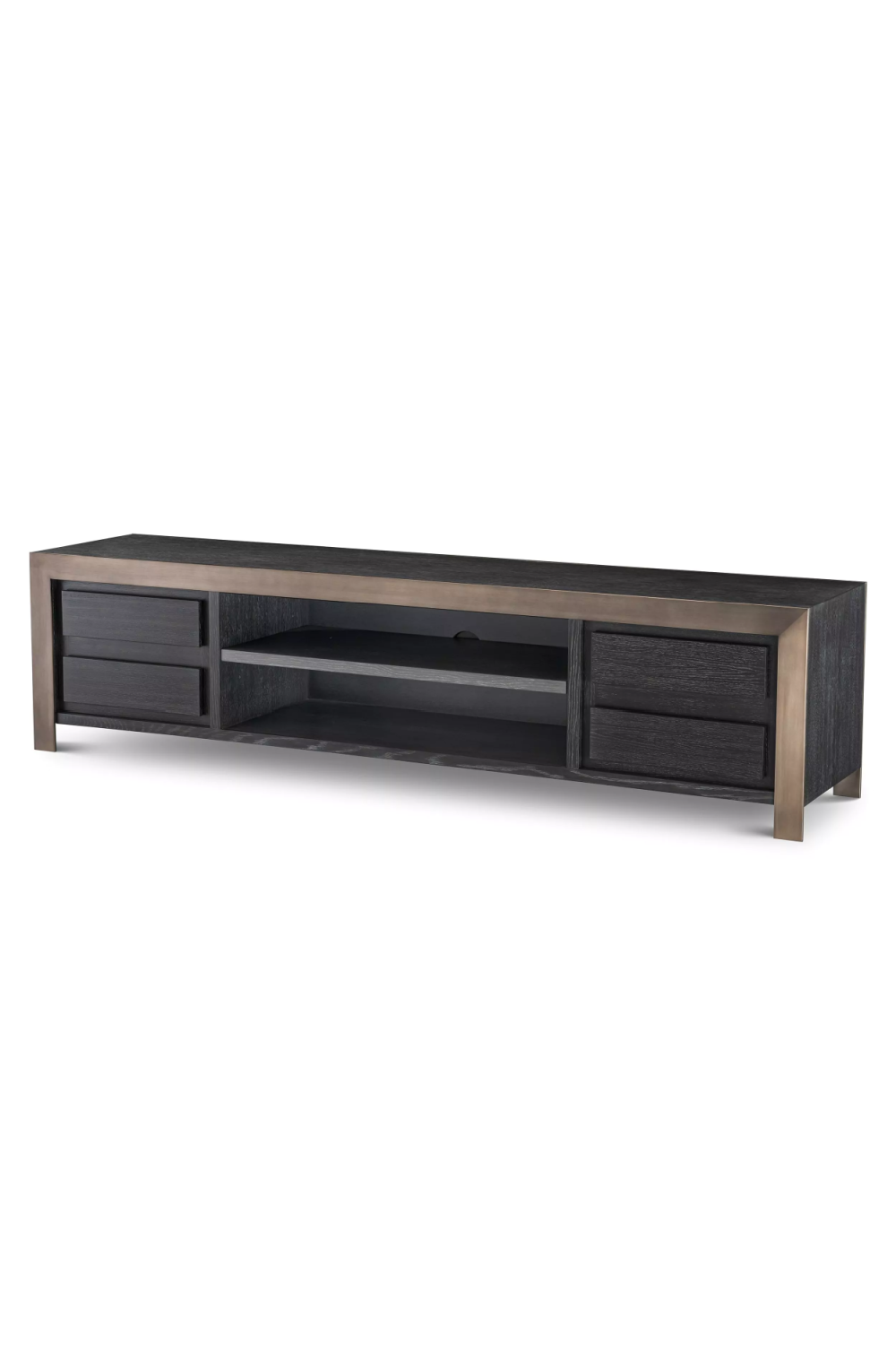 Metallic Framed Wooden TV Cabinet | Eichholtz Talbot | Woodfurniture.com