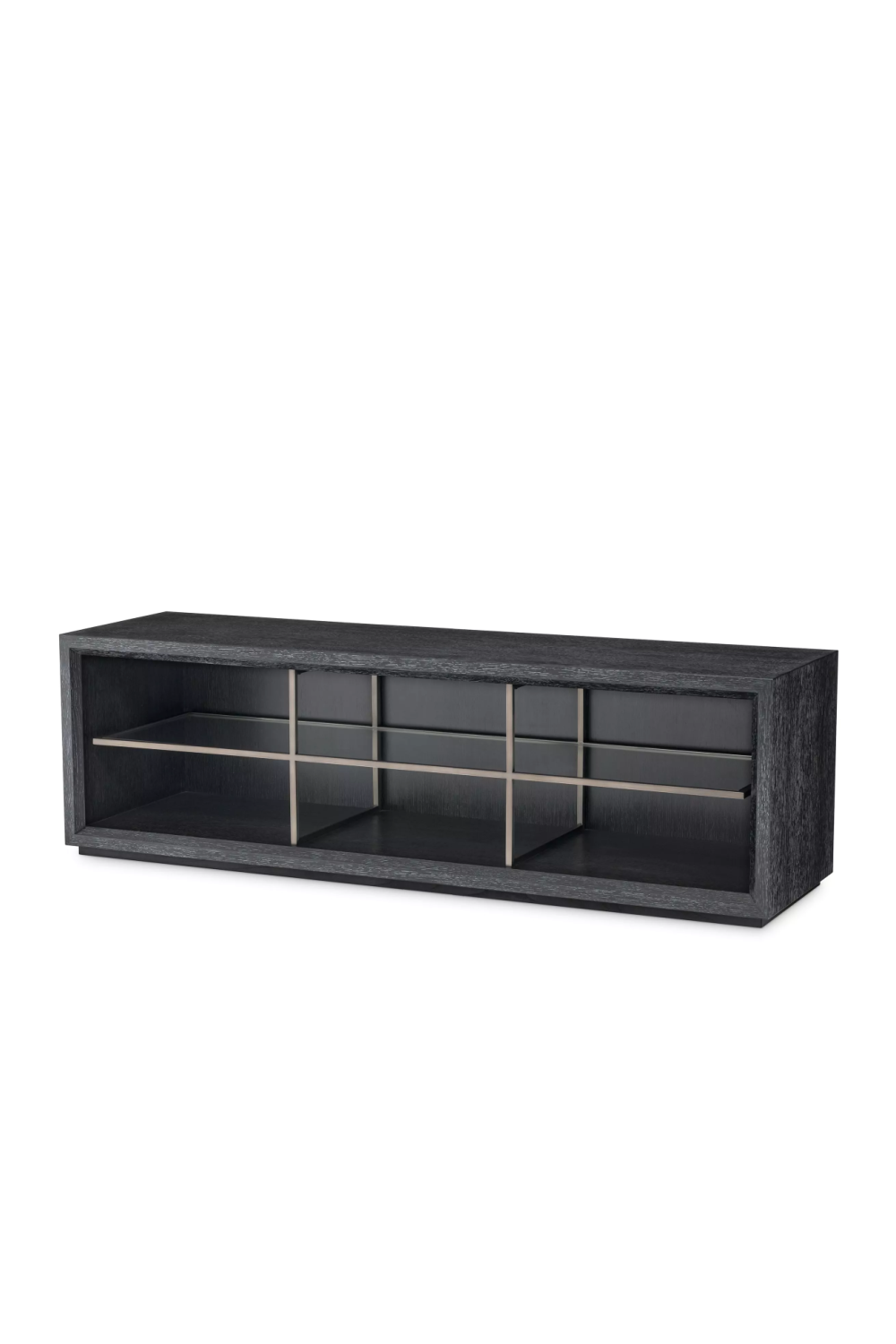 Black Wooden Modern TV Cabinet | Eichholtz Hennessey | Woodfurniture.com