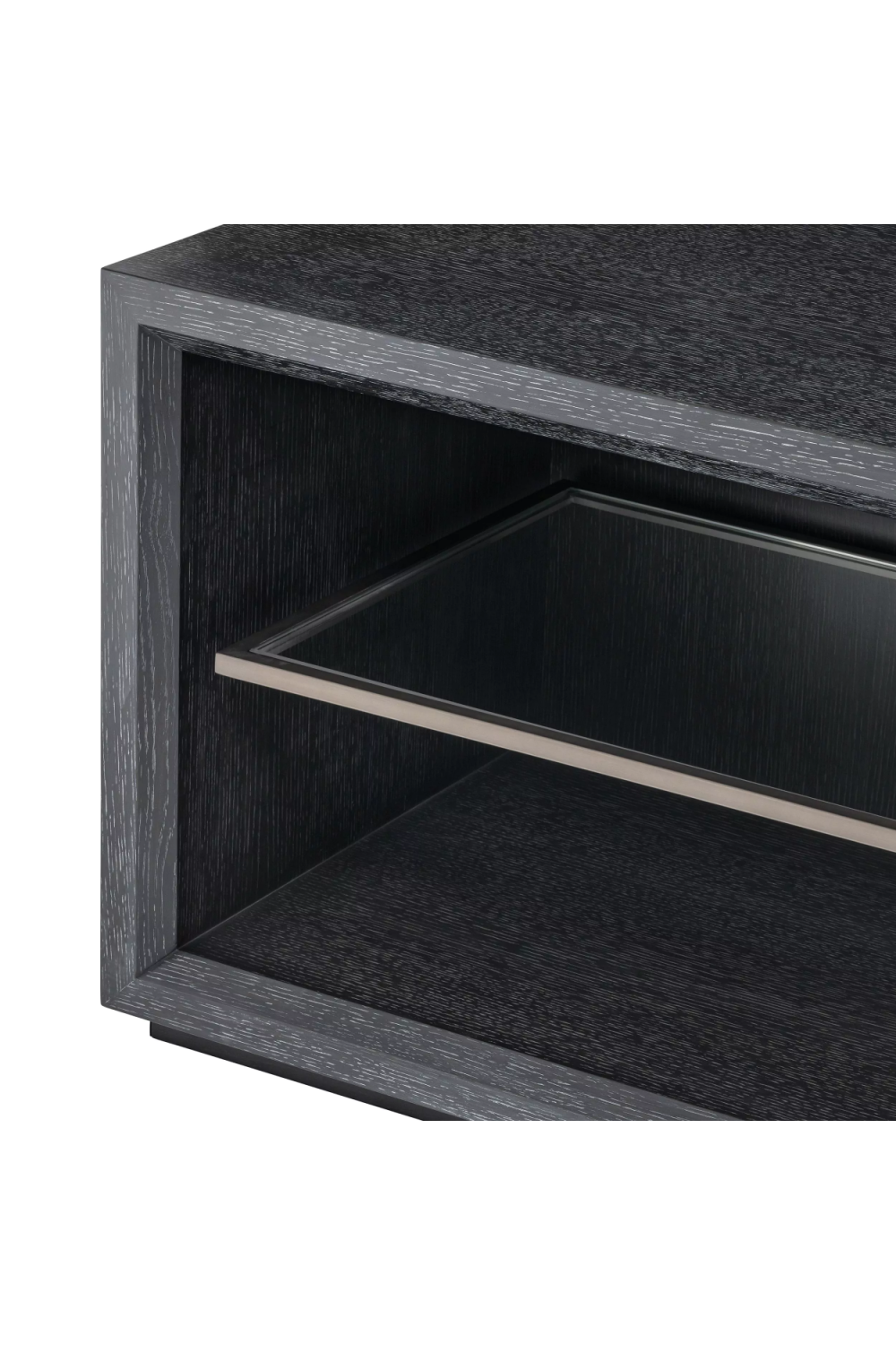 Black Wooden Modern TV Cabinet | Eichholtz Hennessey | Woodfurniture.com