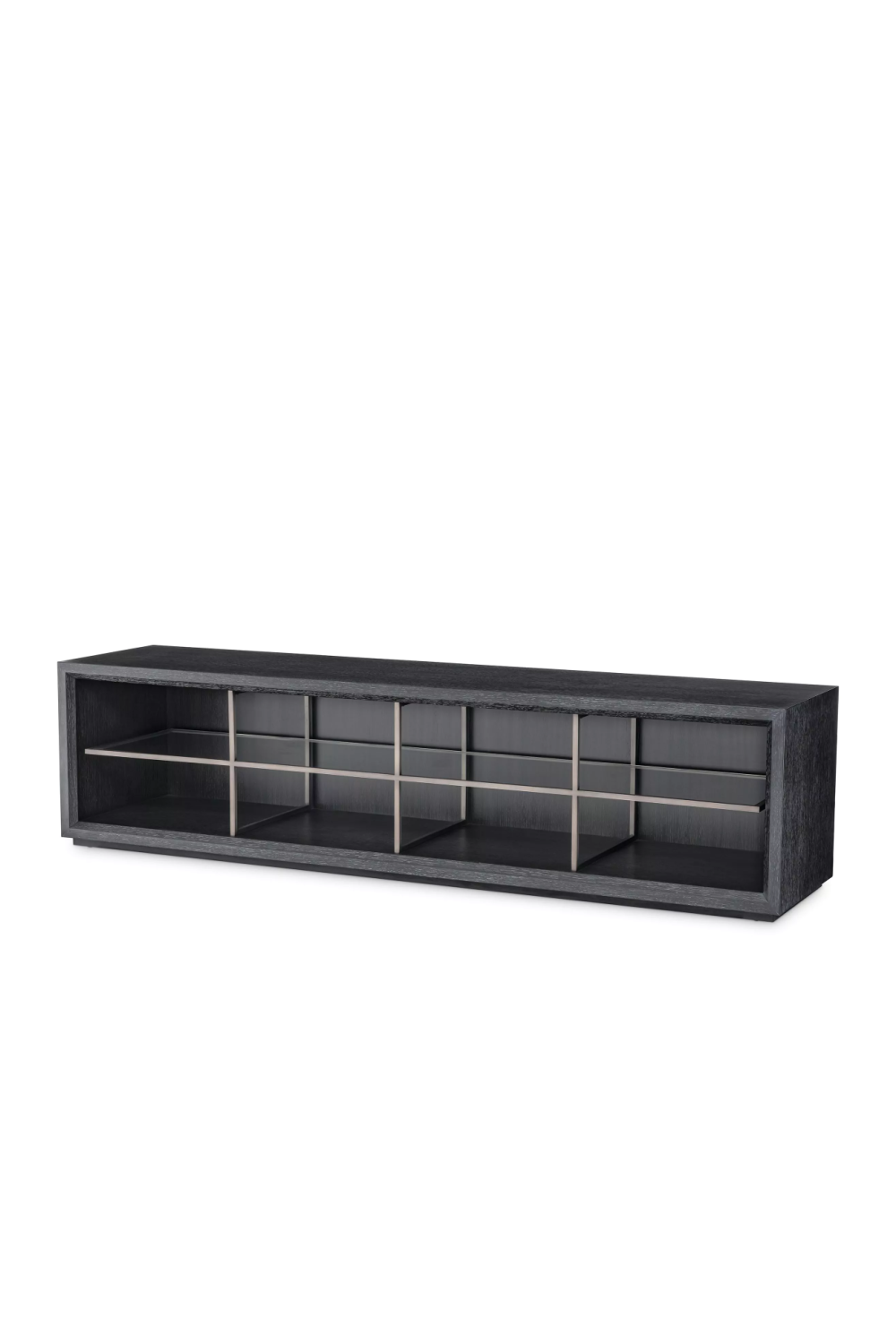 Black Wooden Modern TV Cabinet | Eichholtz Hennessey | Woodfurniture.com