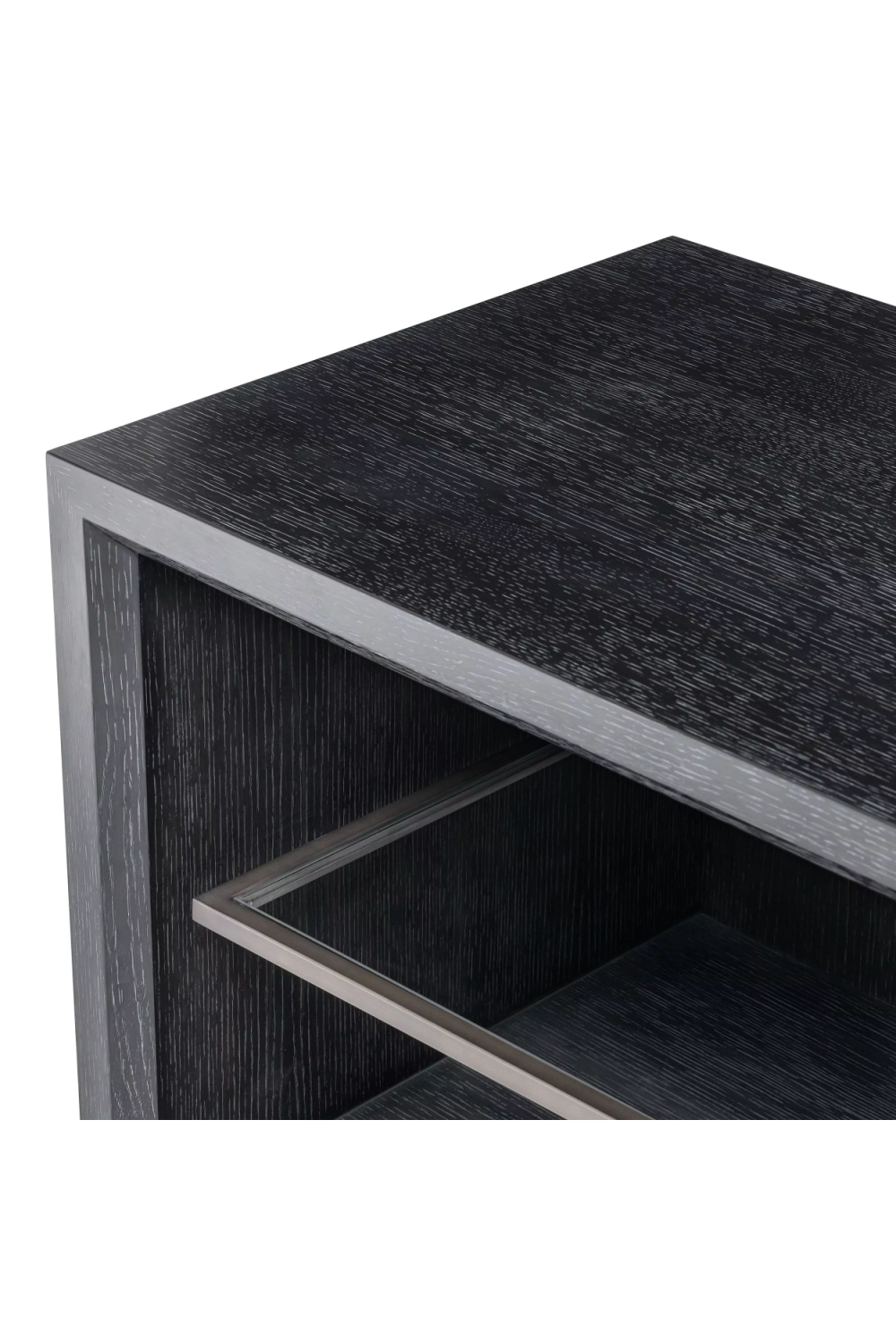 Black Wooden Modern TV Cabinet | Eichholtz Hennessey | Woodfurniture.com