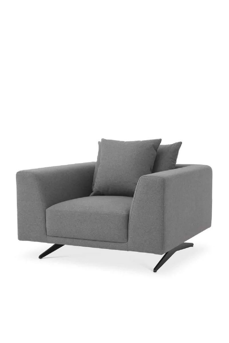 Gray Wool Accent Armchair | Eichholtz Endless | Woodfurniture.com 
