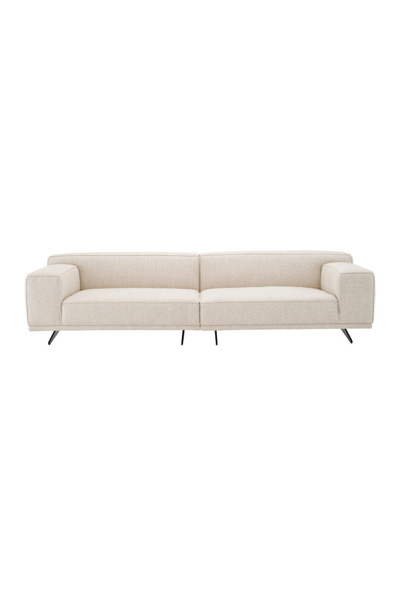 Cream Angular Modern Sofa | Eichholtz Grasso | Woodfurniture.com