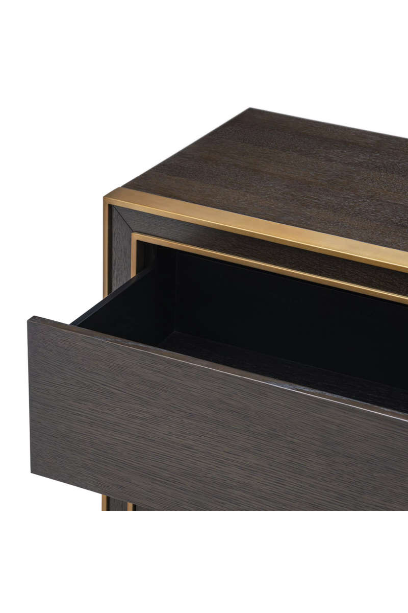 Gold Rimmed Wooden Dresser | Eichholtz Camelot | Woodfurniture.com