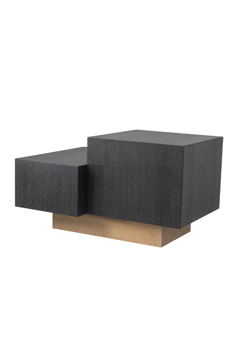 Geometrical Oak Veneer Side Table | Eichholtz Nerone | Woodfurniture.com