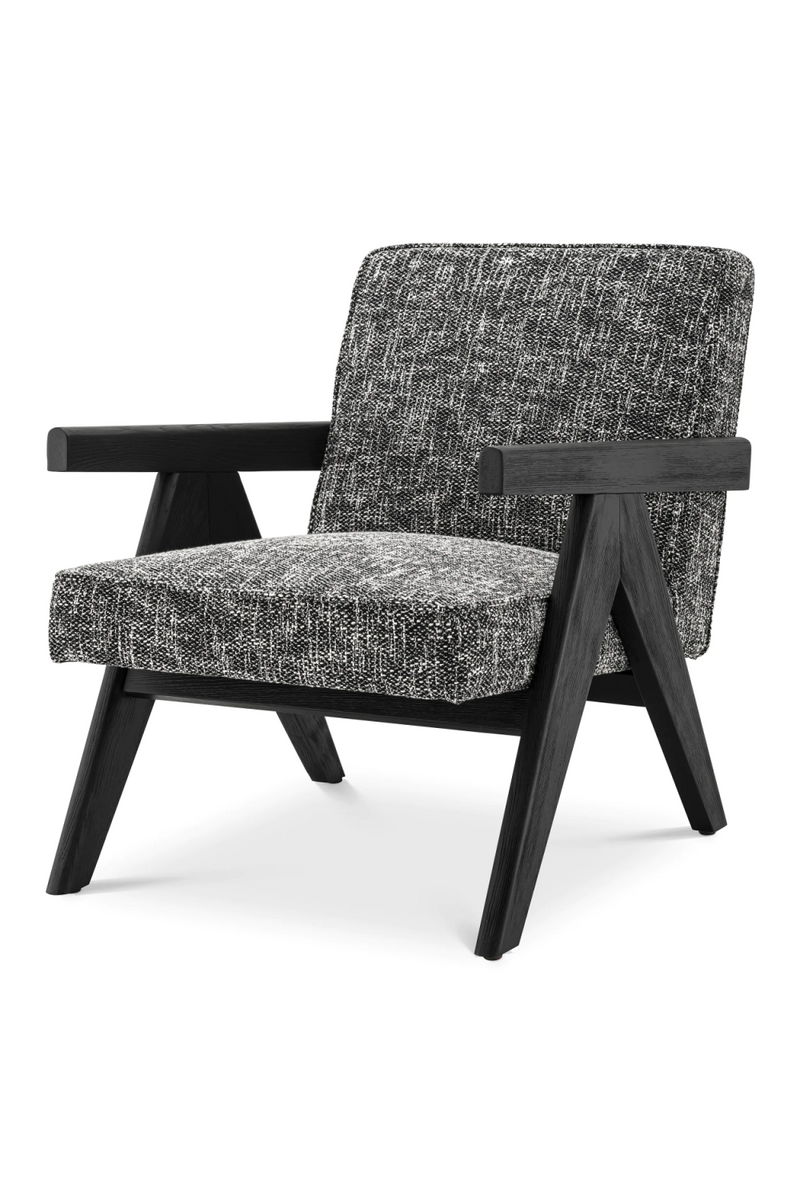 Black Vintage Minimalist Lounge Chair | Eichholtz Greta |  Woodfurniture.com