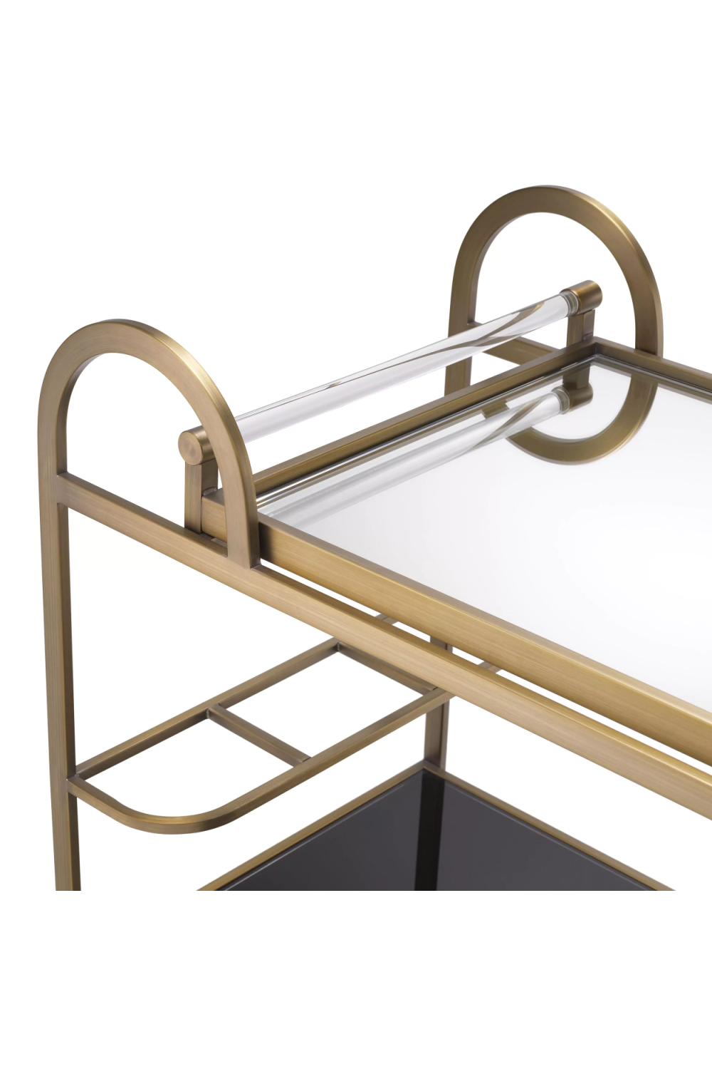 Modern Brushed Brass Trolley | Eichholtz Montreuil | Woodfurniture.com