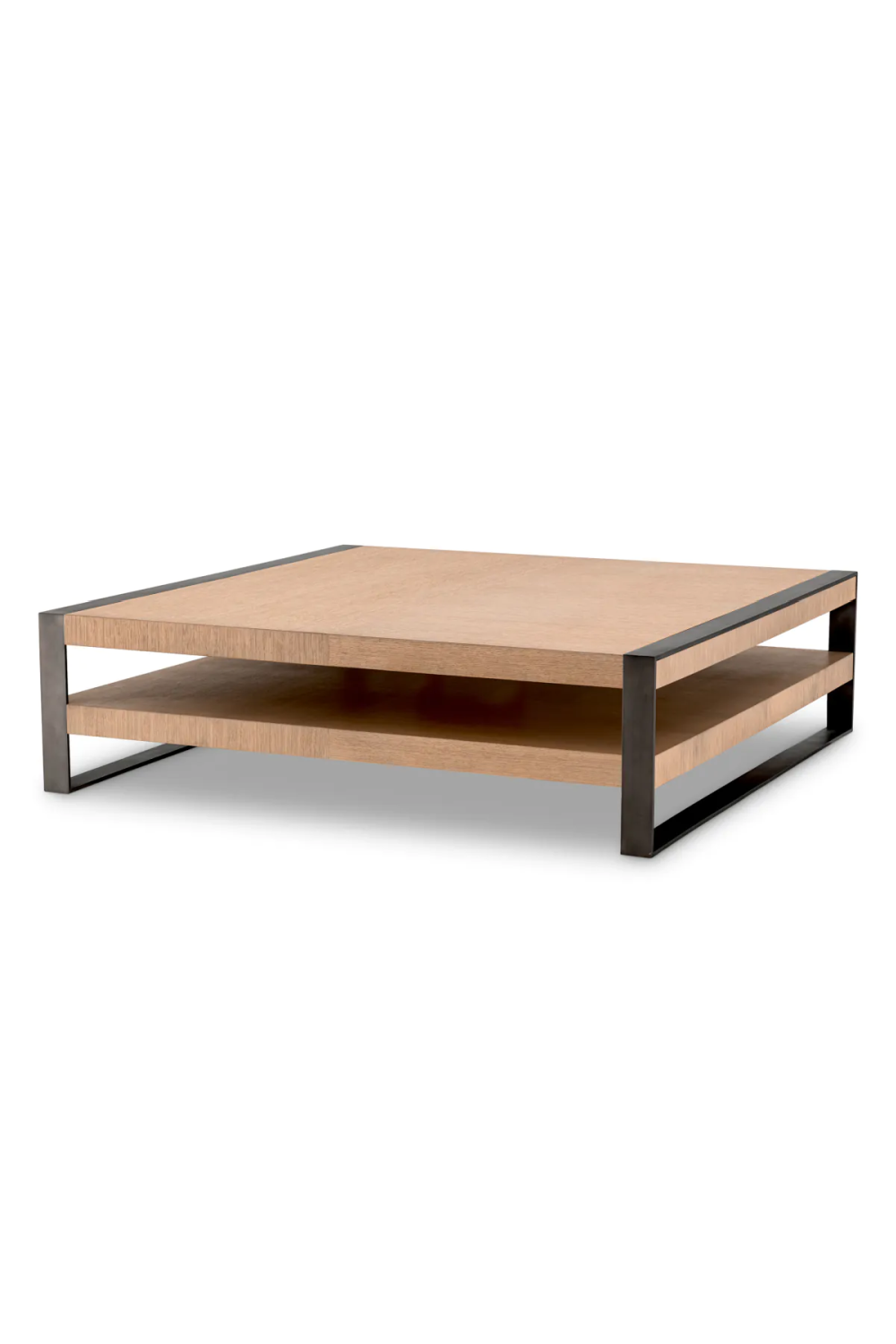 Natural Oak Square Coffee Table | Eichholtz Guinness | Woodfurniture.com