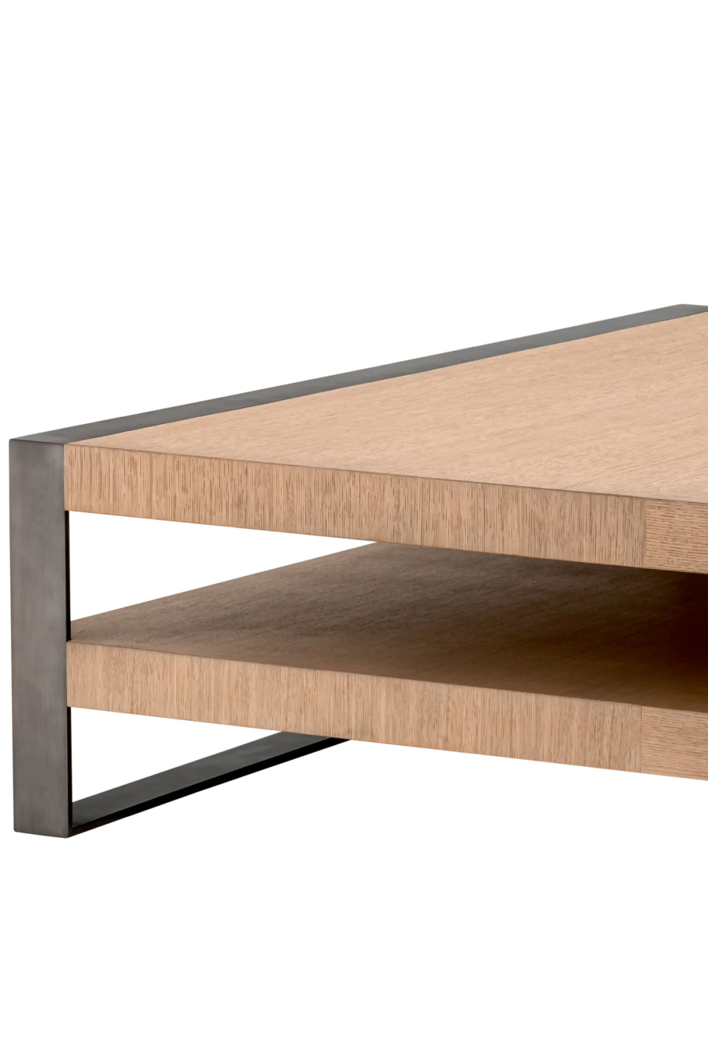 Natural Oak Square Coffee Table | Eichholtz Guinness | Woodfurniture.com