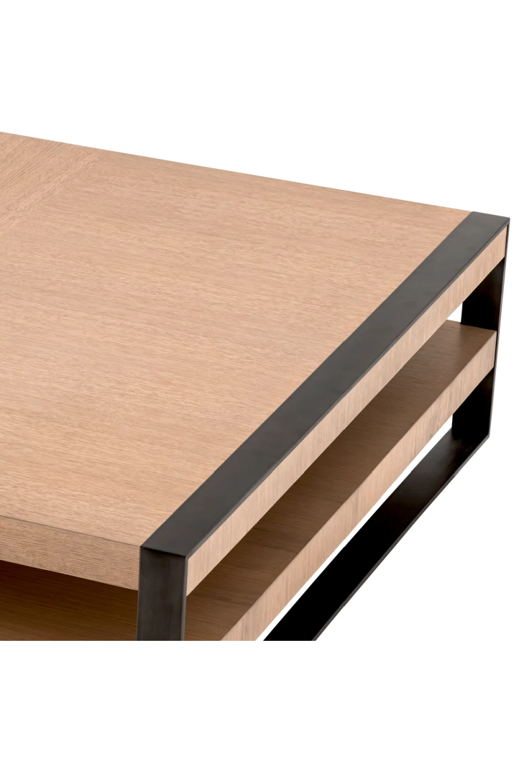 Natural Oak Square Coffee Table | Eichholtz Guinness | Woodfurniture.com