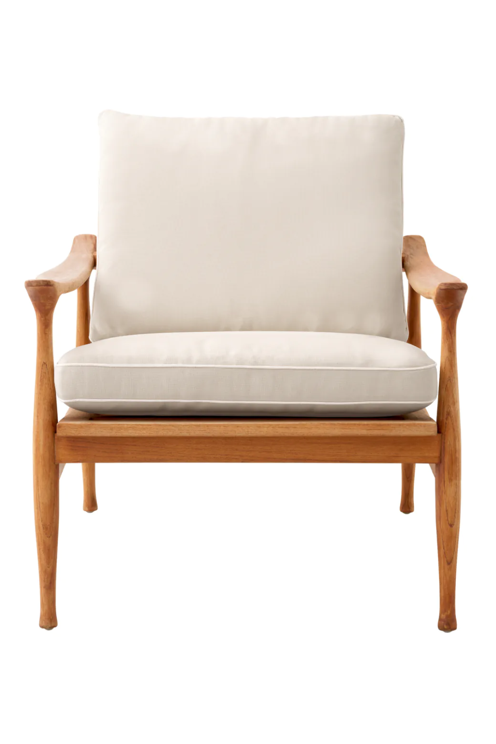 Natural Teak Outdoor Lounge Chair | Eichholtz Manzo | Woodfurniture.com