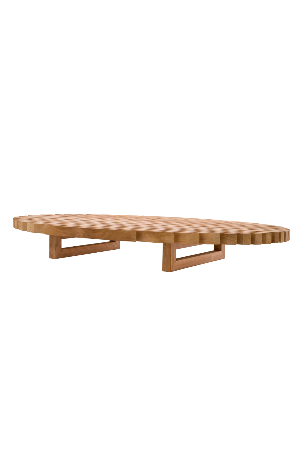 Oval Teak Outdoor Coffee Table | Eichholtz Anjuna | Woodfurniture.com