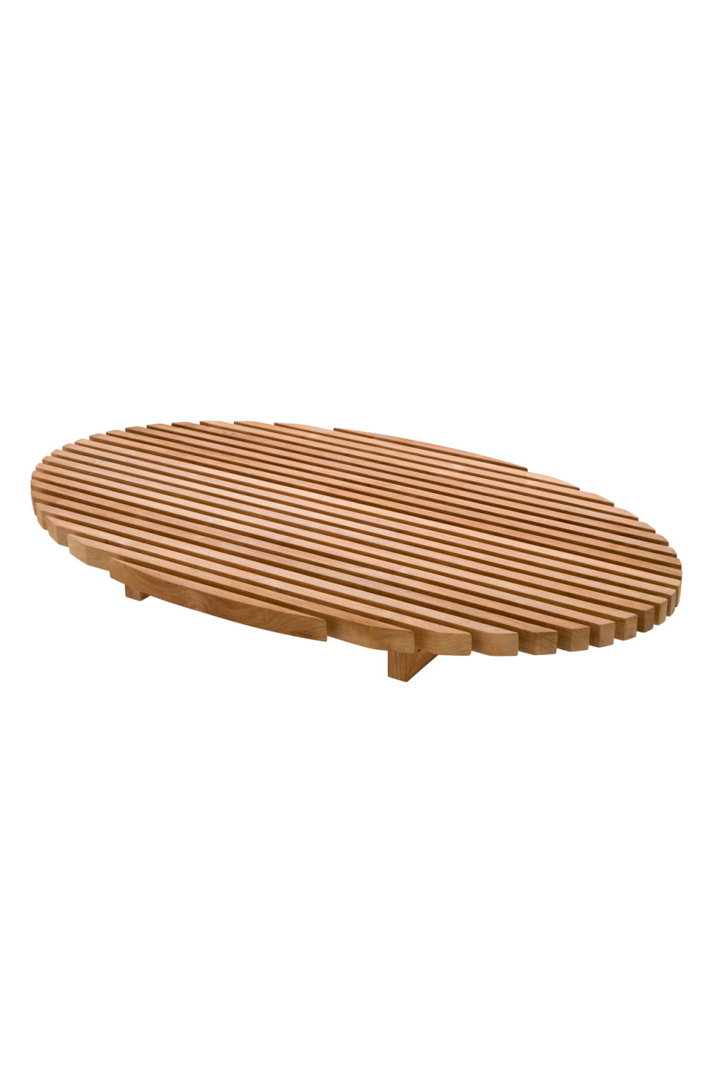 Oval Teak Outdoor Coffee Table | Eichholtz Anjuna | Woodfurniture.com