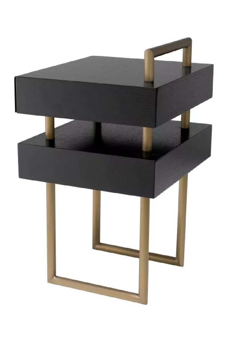 Contemporary Oak Side Table | Eichholtz Bedini | Woodfurniture.com