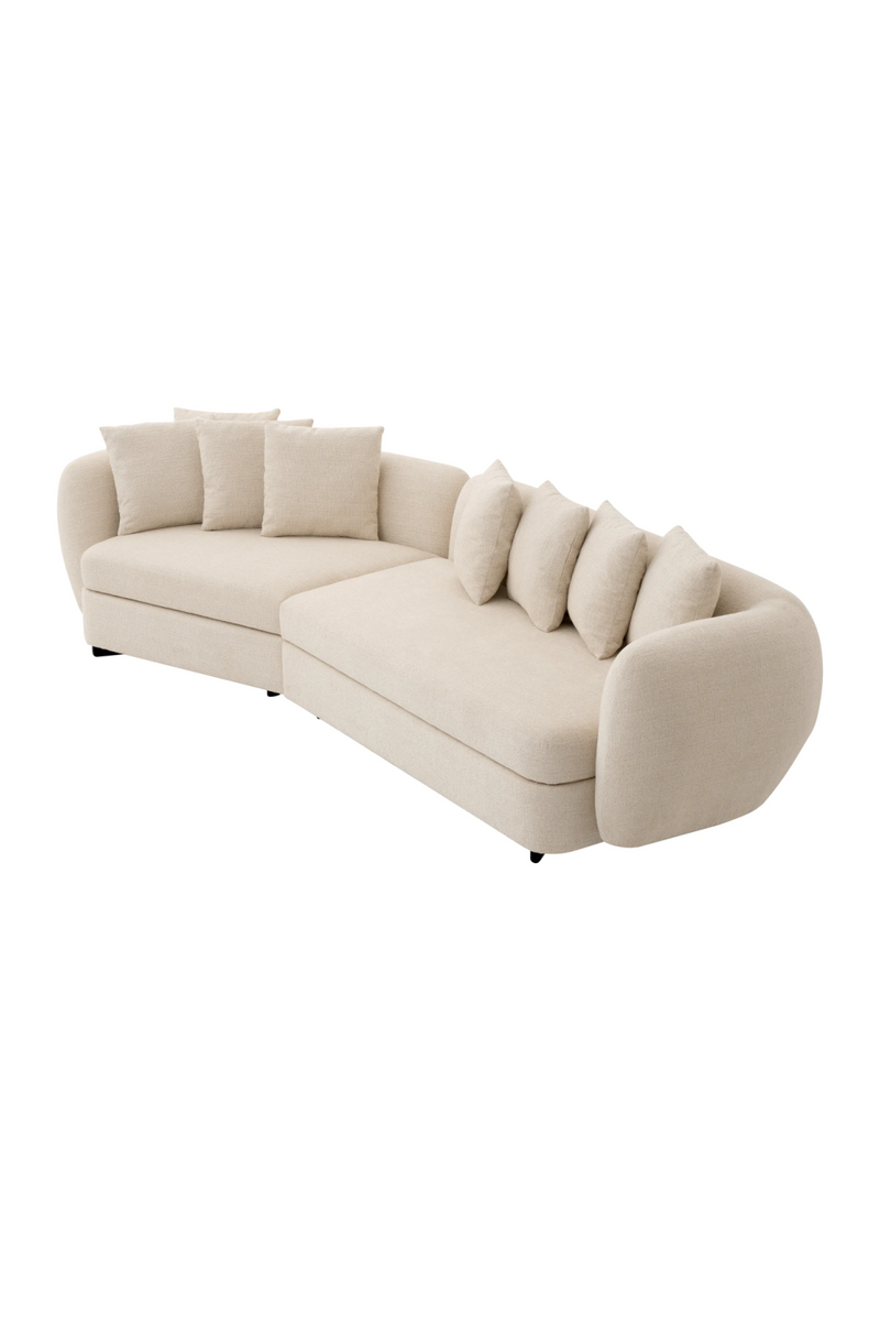 Beige Modern Sofa With Cushions | Eichholtz Sidney | Woodfurniture.com