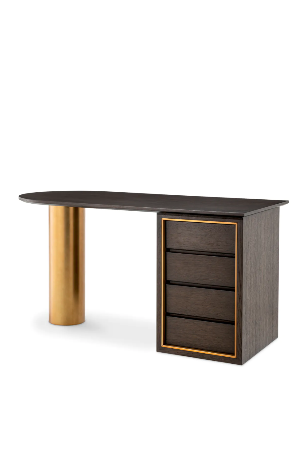 Brown Oak Contemporary Desk | Eichholtz Del Rio | Woodfurniture.com