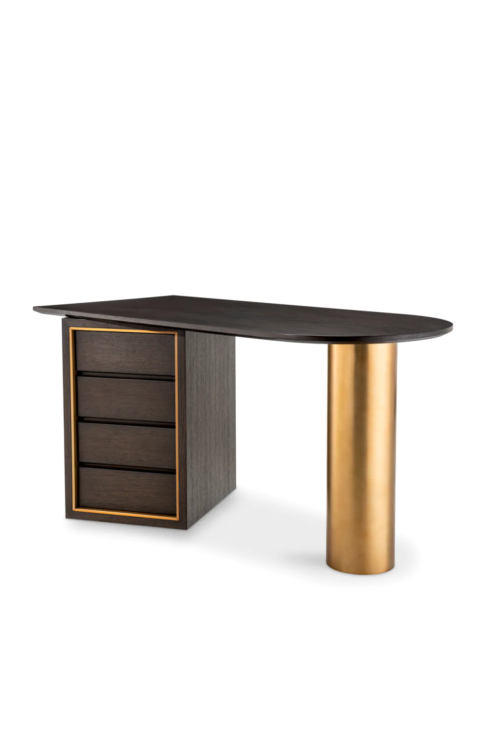 Brown Oak Contemporary Desk | Eichholtz Del Rio | Woodfurniture.com