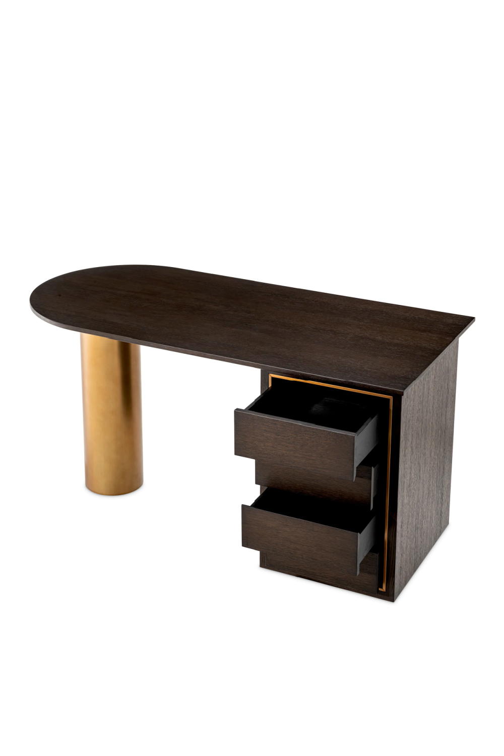 Brown Oak Contemporary Desk | Eichholtz Del Rio | Woodfurniture.com