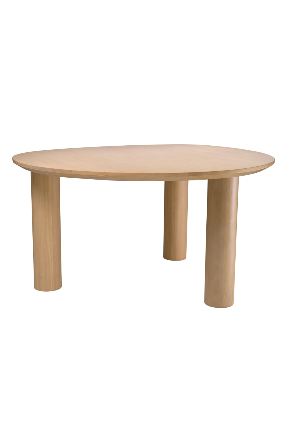 Oak Scandi Dining Table | Eichholtz Lombardo | Woodfurniture.com