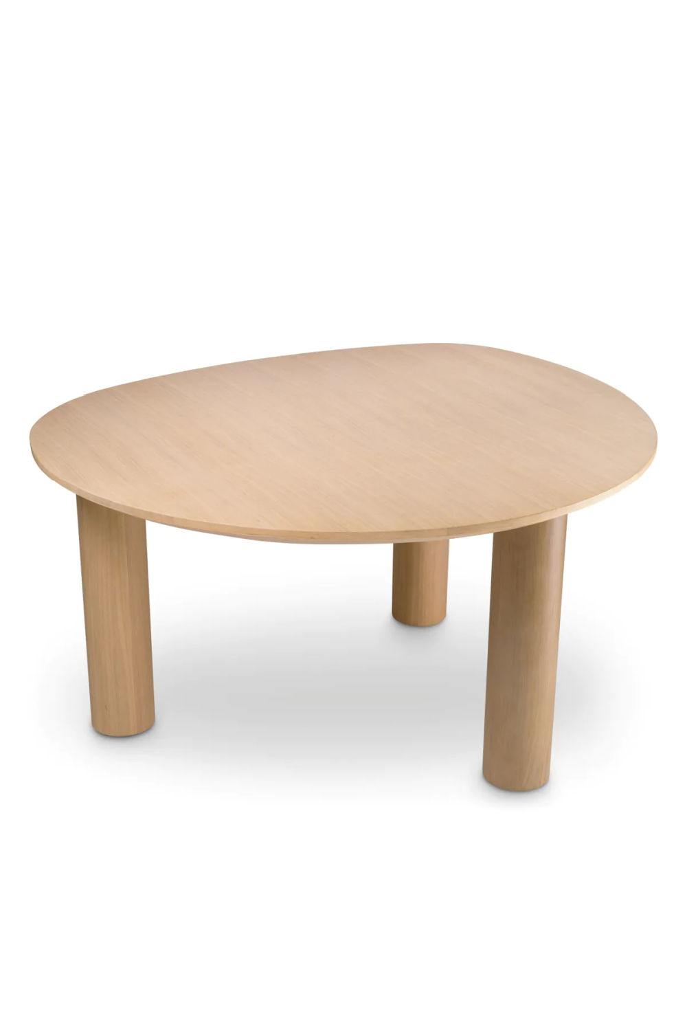 Oak Scandi Dining Table | Eichholtz Lombardo | Woodfurniture.com